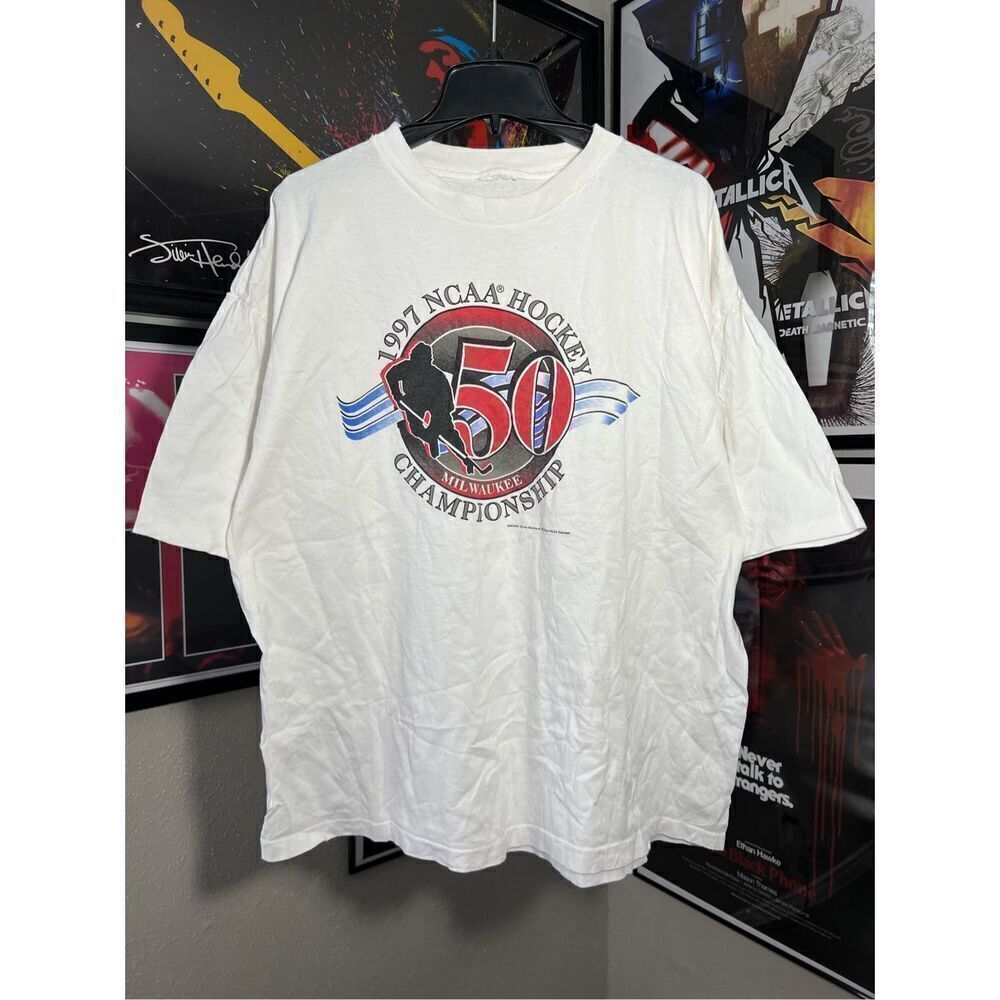 Vintage 90s Ncaa Hockey Championship Tee